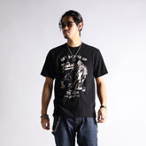 "GET SADDLE UP" TEE - BLACK